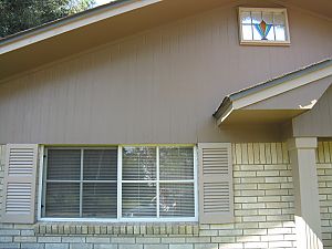 exterior trim and shutters